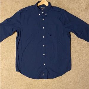 Abercrombie & Fitch navy collar shirt